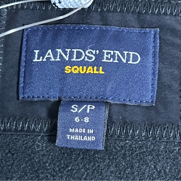 Lands' End Women’s Jacket Black Small Size 6-8 Squall Fleece Winter Parka Coat - Picture 11 of 11